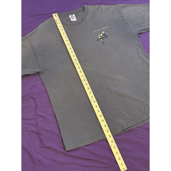 VTG It's All About Firefighting T-Shirt Mens XL Gray Fire‎ Engine - Picture 8 of 8
